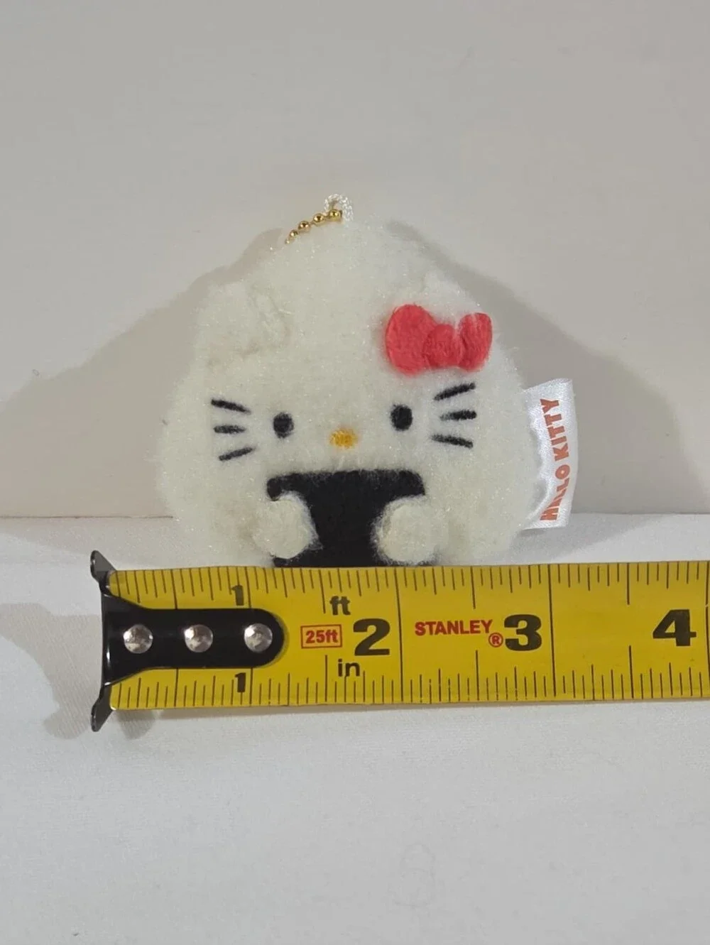 Hello Kitty onigiri plushie keychain